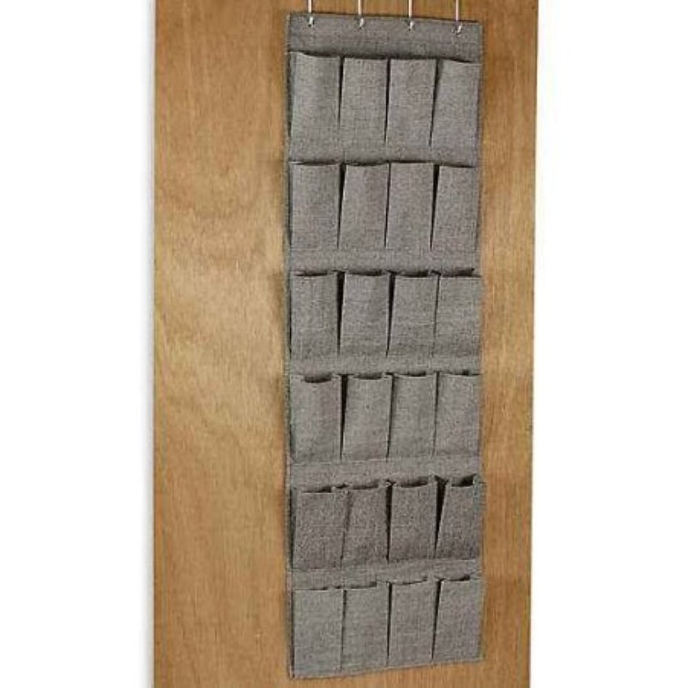 The Arrow Weave 24-Pocket Over-the-Door Shoe Organizer